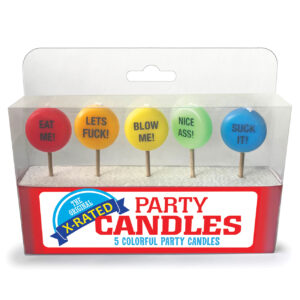 X-Rated Party Candles - Set of 5