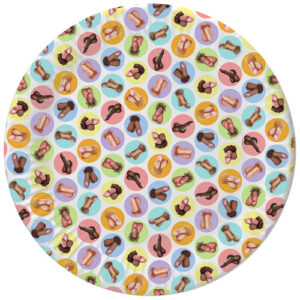 Mini-Penis Plates - Pack of 8