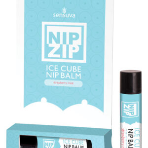 Sensuva Nip Zip Ice Cube Nip Balm - Strawberry Mint