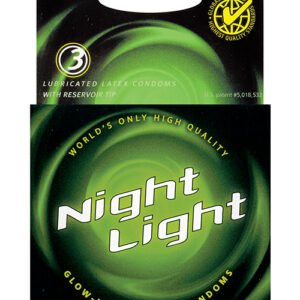 Night Light Glow in the Dark Condoms - Box of 3