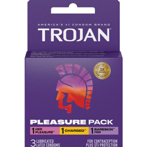 Trojan Pleasure Condoms - Asst. Box of 3