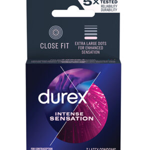 Durex Intense Sensation Condoms - Box of 3