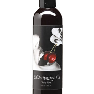 Earthly Body Edible Massage Oil - 8 oz Cherry