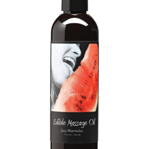 Earthly Body Edible Massage Oil - 8 oz Watermelon