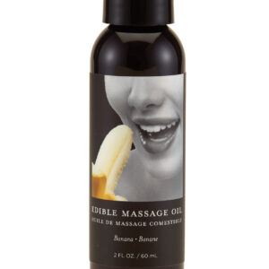 Earthly Body Edible Massage Oil - 2 oz Banana