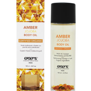 EXSENS of Paris Organic Body Oil w/Stones - Amber Jojoba 100 ml