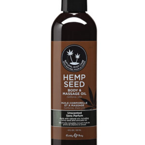 Earthly Body Massage & Body Oil - 8 oz Unscented