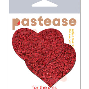 Pastease Glitter Heart - Red O/S