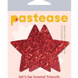 Pastease Glitter Star - Red O/S