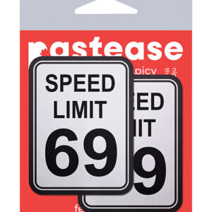 Pastease Premium Speed Limit 69 - White/Black O/S