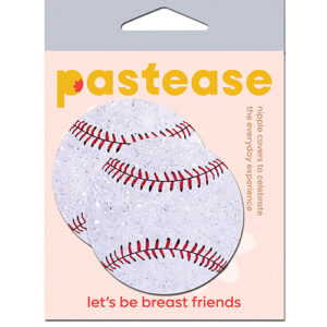 Pastease Premium Baseball Sparkly - White O/S