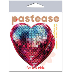 Pastease Sparkling Discoball Heart - Blue and Pink O/S