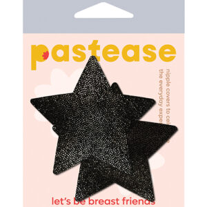 Pastease Premium Glitter Star - Black O/S