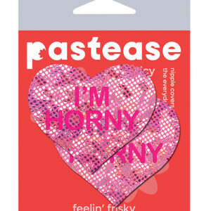 Pastease I'm Horny Heart - Pink/Red O/S