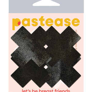 Pastease Premium Petites Liquid Cross - Black O/S Pack of 2 Pair