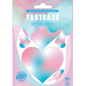 Pastease Tastease Edible Pasties & Pecker Wraps - Cotton Candy O/S