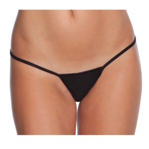 Low Rise Lycra G-String Black XL