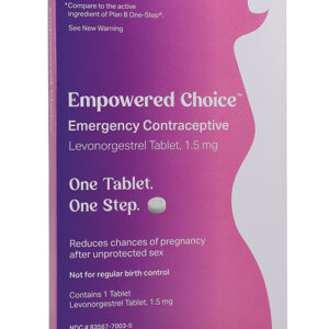 Versea Empowered Choice Emergency Contraception Single Levonorgestrel Pill - 1.5 mg Tablet