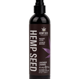Earthly Body Hemp Seed Massage Lotion - 8 oz Lavender