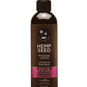 Earthly Body Hemp Seed Massage Lotion - 8 oz Skinny Dip