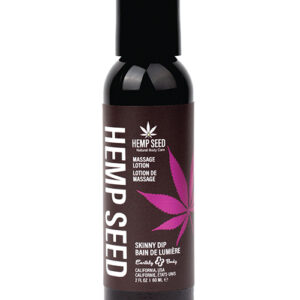 Earthly Body Hemp Seed Massage Lotion - 2 oz Skinny Dip