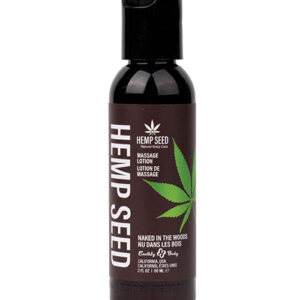 Earthly Body Hemp Seed Massage Lotion - 2 oz Naked in the Woods