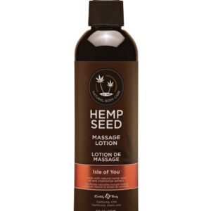 Earthly Body Hemp Seed Massage Lotion - 8 oz Isle of You