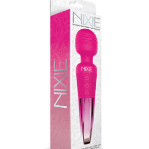 Nixie Rechargeable Wand Massager - Pink Ombre Metallic
