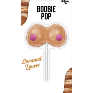 Lusty Lickers Boobie Pop - Caramel Lovers