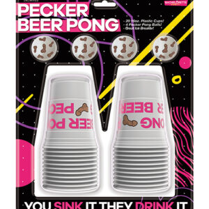 Pecker Beer Pong Game w/Balls