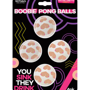 Boobie Beer Pong Balls - 4 pk