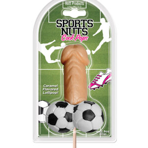 Sports Nuts Cock Pop Soccer Balls - Caramel