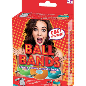 Gummy Ball Bands - 3 Pack Assorted Colors/Flavors