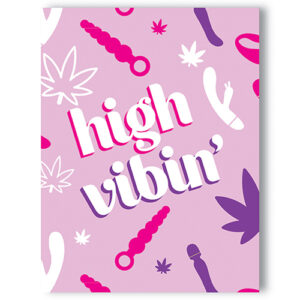 High Vibin' 420 Greeting Card