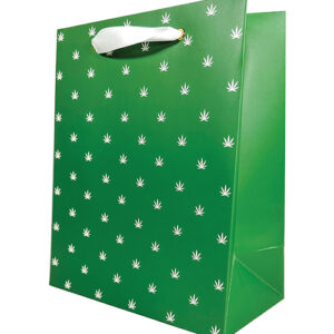 Polka Pot Gift Bag - Green/White