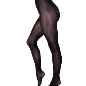 Kix'ies Strong & Silky Black Tights - Black L/XL