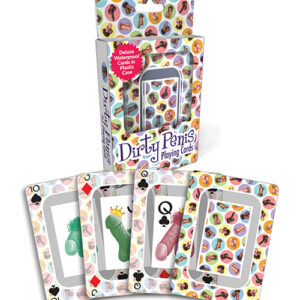 Dirty Penis Waterproof Playing Cards w/Plastic Case