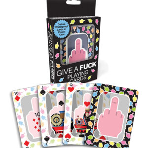 Give A Fuck Waterproof Playing Cards w/Plastic Case