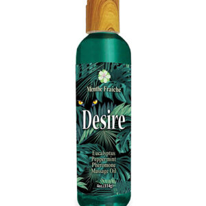 Desire Pheromone Massage Oil - 4 oz Eucalyptus/Peppermint
