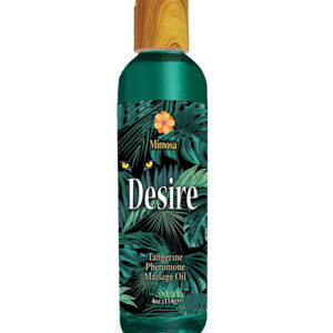 Desire Pheromone Massage Oil - 4 oz Tangerine