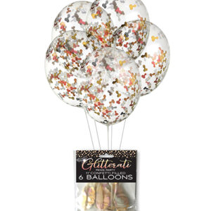 Glitterati Penis Party Balloons - Pack of 6