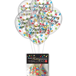 Happy Fucking Birthday Confetti Balloons
