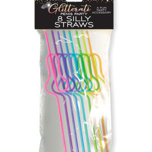 Glitterati Silly Penis Straws - Set of 8