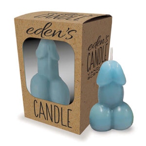 Eden's Penis Candle - Blue - Vanilla