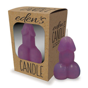 Eden's Penis Candle - Purple - Vanilla