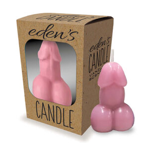Eden's Penis Candle - Rose - Vanilla