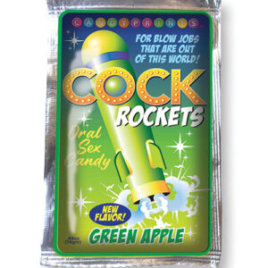 Cock Rockets Oral Sex Candy Pop - Green Apple