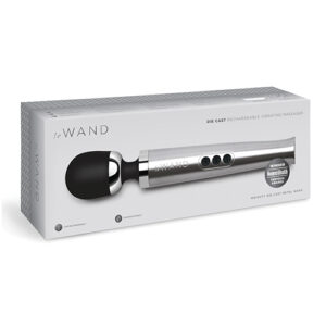 Le Wand Die Cast Rechargeable Massager - Silver
