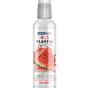 Swiss Navy 4 in 1 Playful Flavors Watermelon - 4 oz
