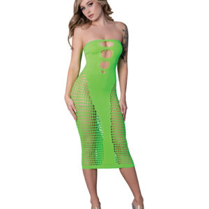 Seamless Sleeveless Gown - Neon Green O/S
